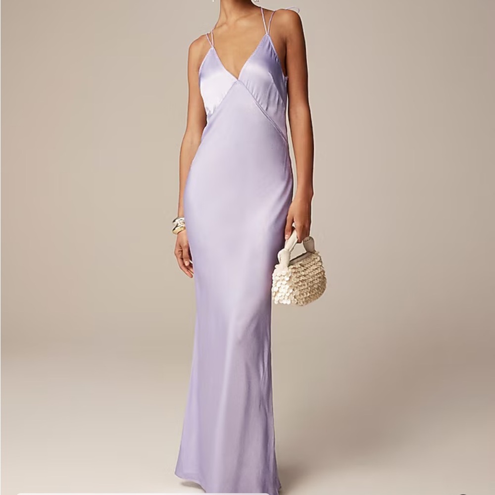 Elegant Lavender Slip Dress